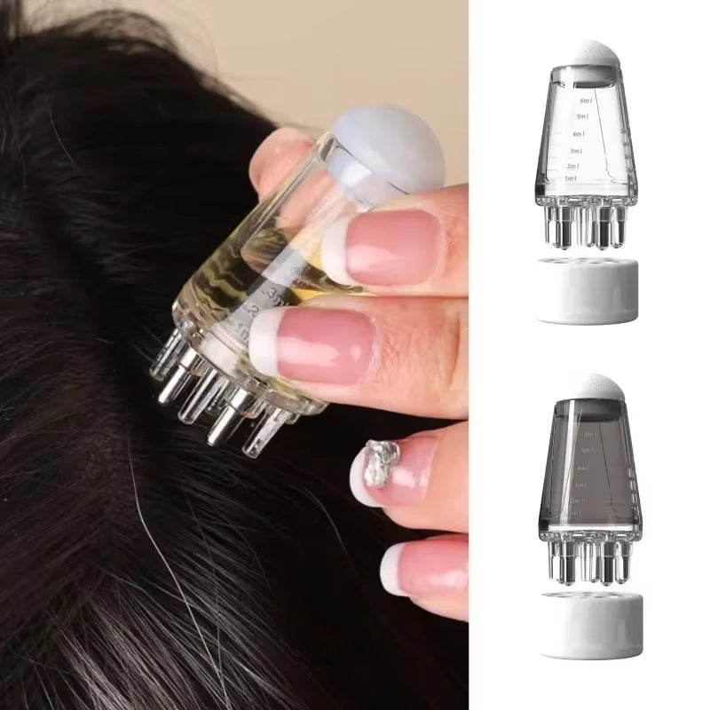 Mini Portable Scalp Applicator Liquid Comb Hair Roots Massage Medicine Comb Hair for Hair Growth Serum Oil Nourish
